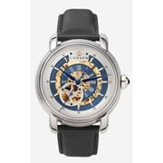 A1521 C2 D3 H2 S3 B1 Arabesque Collection カスタムウォッチ 自動巻き メンズ / ケース:SS / ダイアル:ゴールド・ブルー / ハンズ:ブルー / ストラップ:Maschile ブラック / ピンバックル:ローズゴールド