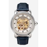A1637 C2 D4 H1 S14 B1 Arabesque Collection カスタムウォッチ 自動巻き メンズ / ケース:SS / ダイアル:ゴールド・アラビア数字(2) / ハンズ:ローズゴールド / ストラップ:Imperatore ブルー / ピンバックル:ローズゴールド