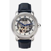 A1819 C2 D5 H2 S5 B3 Arabesque Collection カスタムウォッチ 自動巻き メンズ / ケース:SS / ダイアル:シルバー・アラビア数字(1) / ハンズ:ブルー / ストラップ:Imperatore ダークブルー・ウォータープルーフ / Dバックル:ローズゴールド