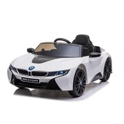 RA-I8RO こども用電動乗用カー 充電式 BMW i8クーペ ホワイト [乗用玩具]