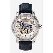A1962 C2 D6 H2 S5 B2 Arabesque Collection カスタムウォッチ 自動巻き メンズ / ケース:SS / ダイアル:シルバー・アラビア数字(2) / ハンズ:ブルー / ストラップ:Imperatore ダークブルー・ウォータープルーフ / ピンバックル:ステンレスシルバー