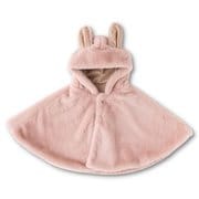 みみつきポンチョ うさぎ S ピンク A80806-24