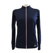 ファスナー付きレディースラッシュガード LAJ1517W 10 NVY Lサイズ [マリンスポーツ ラッシュガード レディース]