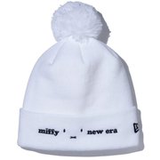 ポンポンニット miffy ミッフィー FACE 13327610 ホワイト [ニットキャップ ビーニー]