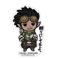 CAPCOM×B-SIDEステッカー モンスターハンター バハリ [キャラクターグッズ]