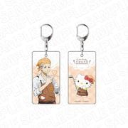 東京リベンジャーズ×サンリオキャラクターズ 両面キーホルダー cooking Ver. 三ツ谷隆 / ハローキティ [キャラクターグッズ]