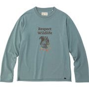 ウィメンズミールロングスリーブクルー W's Meal L/S Crew TOWUJB53YY (RIS)リス Sサイズ [四角友里コラボレーション アウトドア カットソー レディース]