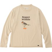 ウィメンズミールロングスリーブクルー W's Meal L/S Crew TOWUJB53YY (USO)ウソ Mサイズ [四角友里コラボレーション アウトドア カットソー レディース]