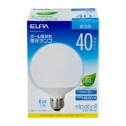 エルパ 電球形蛍光灯 ボール球形 40W形 昼光色 E26 エルパボール EFG10ED/8-G041H