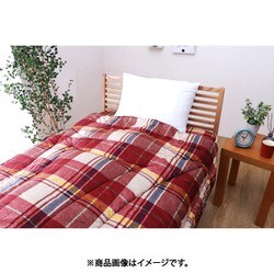掛けふとん セミダブルロングサイズ（170×210cm） ポリエステル100％ 日本製 1400g 防ダニ 抗アレル レッド