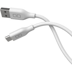 シリコンケーブル USB-A to USB-C 2m QC3.0対応 ホワイト CIO-SL30000-AC2-WH