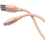 シリコンケーブル USB-A to USB-C 2m QC3.0対応 ピンク CIO-SL30000-AC2-PK