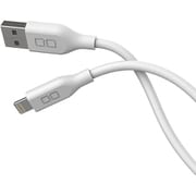 シリコンケーブル USB-A to Lightning 2m ホワイト CIO-SL30000-AL2-WH