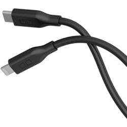 シリコンケーブル USB-C to Lightning 2m ブラック CIO-SL30000-CL2-BK