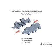 P35-032 1/35 WW II フランスソミュアS35騎兵戦車用可動式履帯（3D） [1/35スケール ディティールアップパーツ]