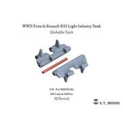 P35-033 1/35 WW II フランスルノーR35軽歩兵戦車用可動式履帯（3D） [1/35スケール ディティールアップパーツ]