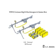 P35-213 1/35 WW II ドイツMG34機関銃＆弾薬箱セット（3D） [1/35スケール ディティールアップパーツ]