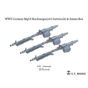 P35-214 1/35 WW II ドイツMG34機関銃（銃床無し）（3D） [1/35スケール ディティールアップパーツ]