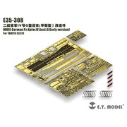 E35-308 1/35 WW II ドイツIV号戦車G型 初期生産車ディテールアップパーツセット（タミヤ用） [1/35スケール ディティールアップパーツ]