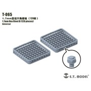 T-065 ディテールパーツ 1.7mm 六角リベット（120個入） [ディティールアップパーツ]