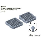 T-090 ディテールパーツ 0.7mm リベットヘッドC（240個入） [ディティールアップパーツ]