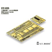 J72-035 1/72 WW II 露/ソ ソビエトT-34-85用ディテールアップパーツセット（ドラゴン用） [1/72スケール ディテールアップパーツ]