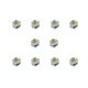 SGX-102US アルミ薄型ナイロンナット M2 10pcs シルバー [ラジコン用パーツ]