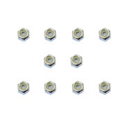 SGX-102US アルミ薄型ナイロンナット M2 10pcs シルバー [ラジコン用パーツ]