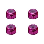 SGX-02PK アルミナイロンナット M2 4pcs ピンク [ラジコン用パーツ]