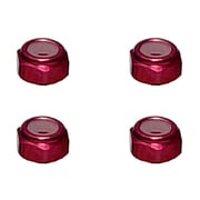 SGX-02UR アルミ薄型ナイロンナット M2 4pcs レッド [ラジコン用パーツ]