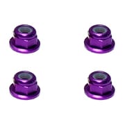 SGX-03FP アルミフランジナイロンナット M3 4pcs パープル [ラジコン用パーツ]