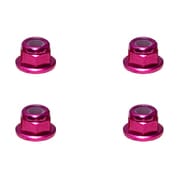 SGX-03FPK アルミフランジナイロンナット M3 4pcs ピンク [ラジコン用パーツ]