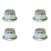 SGX-04FS アルミフランジナイロンナット M4 4pcs シルバー [ラジコン用パーツ]