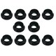 SGX-116BK アルミ皿ワッシャー CAPビス用 M4 10pcs ブラック [ラジコン用パーツ]