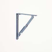 折りたたみ式棚受金具 200mm グレー 2本/組