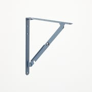 折りたたみ式棚受金具 300mm グレー 2本/組