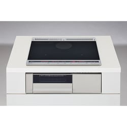 IHクッキングヒーター Lシリーズ 家庭用ビルトインタイプ200V 鉄・ステンレス対応 2口IH＋ラジエント 幅60cmタイプ ブラック/ライトグレー KZ-L32AS