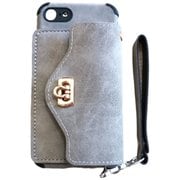 SP-IPSE3RECA-SGY [iPhone SE（第3世代/第2世代）/8/7用 retro Shoulder Strap case]
