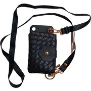SP-IPSE3FLSH-BK [iPhone SE（第3世代/第2世代）/8/7用 flower Shoulder Strap case]