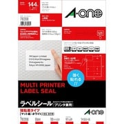 ラベルシール プリンタ兼用 強粘着 A4 8面 四辺余白付 18シート入 78208