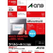ラベルシール プリンタ兼用 強粘着 A4 44面 四辺余白付 100シート入 78544