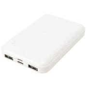 リチウムバッテリー 5000mAh Type-Cケーブル付き ホワイト QX-058WH