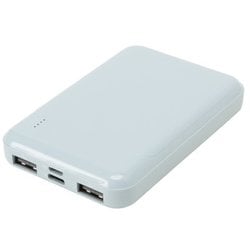 リチウムバッテリー 5000mAh Type-Cケーブル付き ブルー QX-058BL