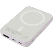マグネット式 ワイヤレス リチウムバッテリー 5000mAh パープル QXW-0500PU