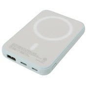 マグネット式 ワイヤレス リチウムバッテリー 5000mAh ブルー QXW-0500BL