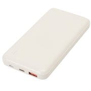 PD20W QC3.0対応 リチウムバッテリー 10000mAh ホワイト QTC-0503WH