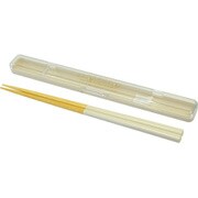 Sabuチルタイム 抗菌スリム箸＆ケース20 アイボリー PCA301506