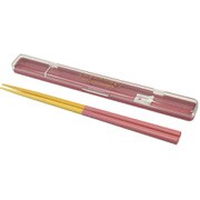 Sabuチルタイム 抗菌スリム箸＆ケース20 ピンク PCA301513