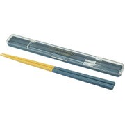 Sabuチルタイム 抗菌スリム箸＆ケース20 ブルー PCA301537