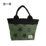 4609-00 カーキ [Porta Fortuna（ポルタ フォルチューナ） ランチバッグ 星柄]